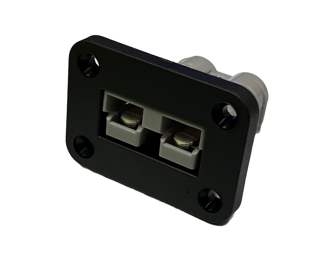 50 Amp Brad Harrison Equivalent Plug with Black Flush Mount Plastic Bracket