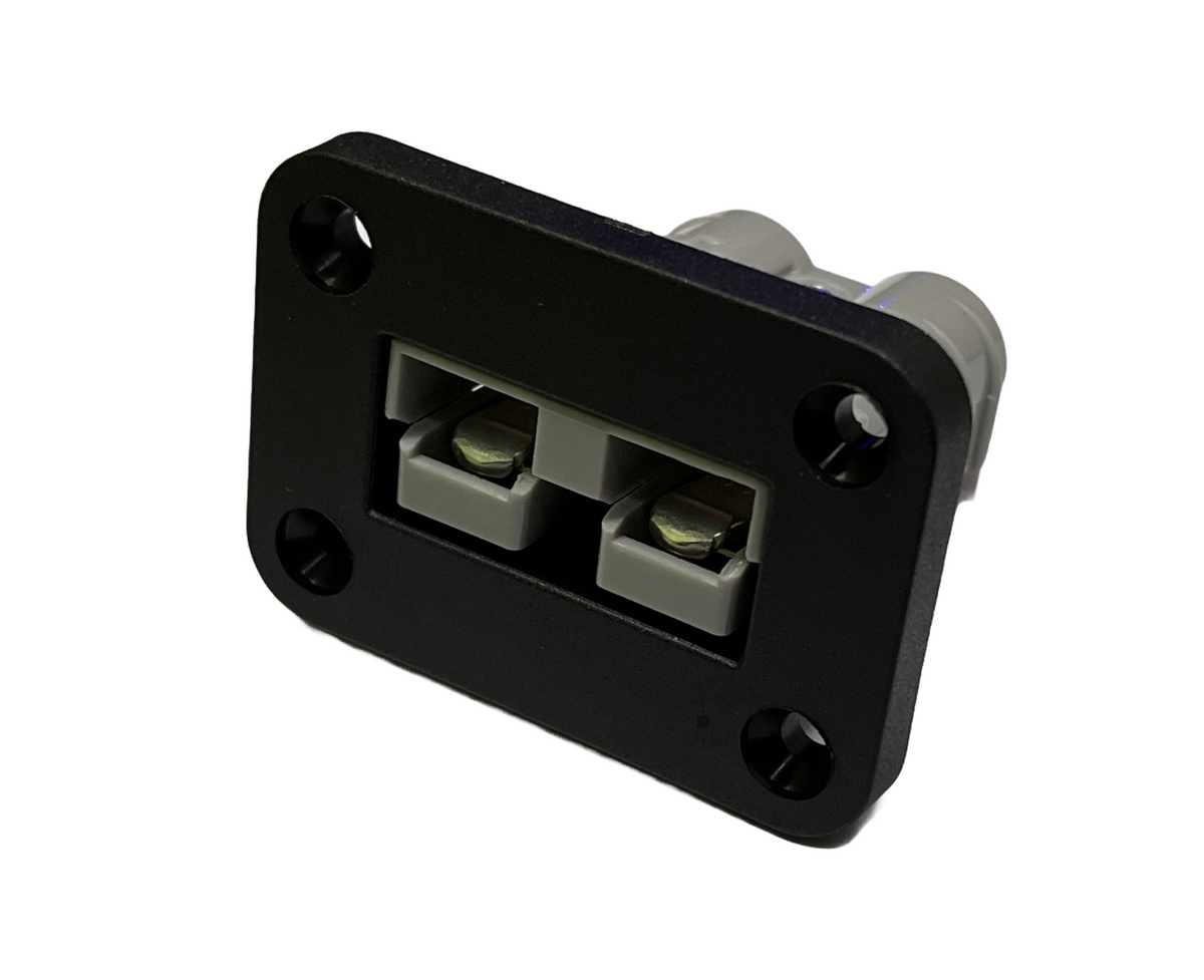50 Amp Brad Harrison Equivalent Plug with Black Flush Mount Plastic Bracket