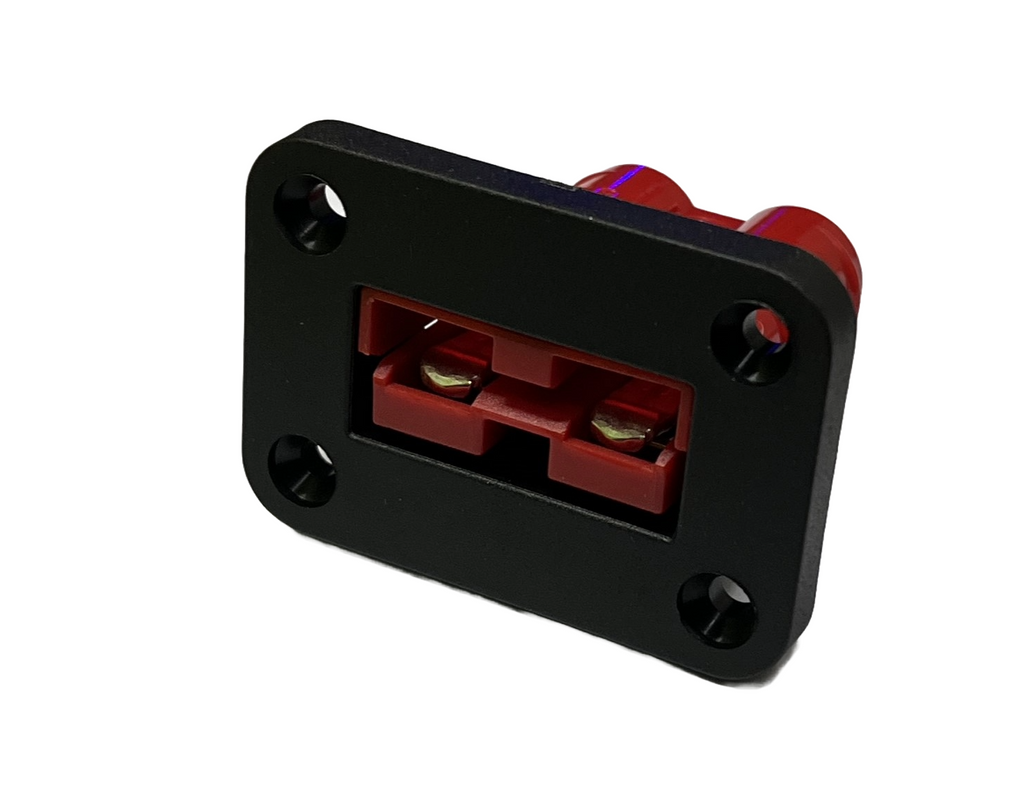 50 Amp Brad Harrison Equivalent Plug with Black Flush Mount Plastic Bracket