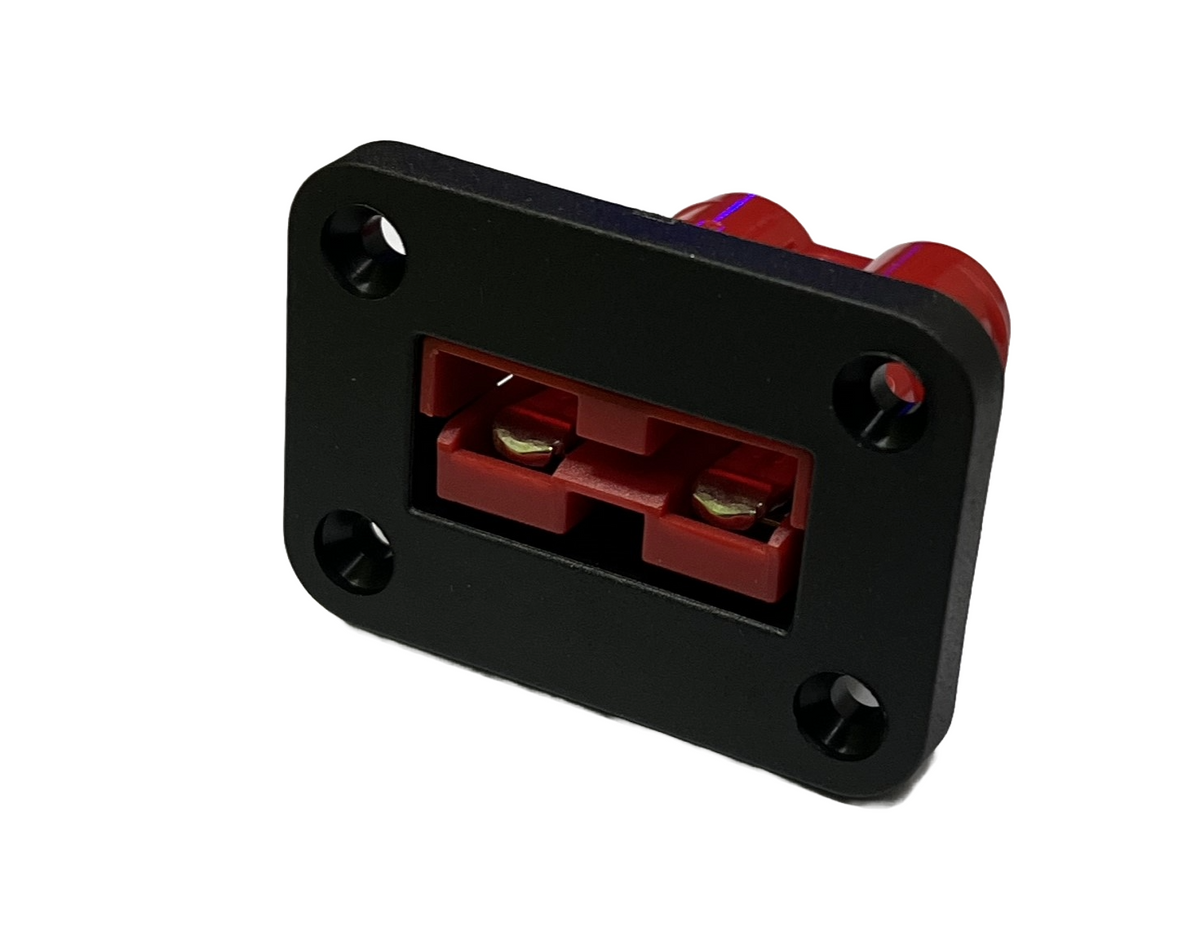 50 Amp Brad Harrison Equivalent Plug with Black Flush Mount Plastic Bracket