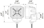 HELLA X-TREME XT-3C COMBO BEAM 3.6 Inch