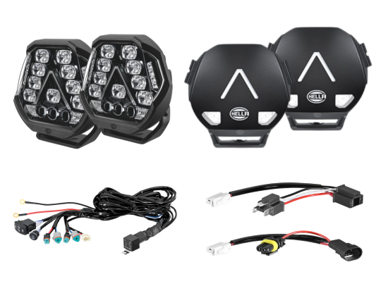 HELLA ANTARES 9″ LED DRIVING LIGHTS Set