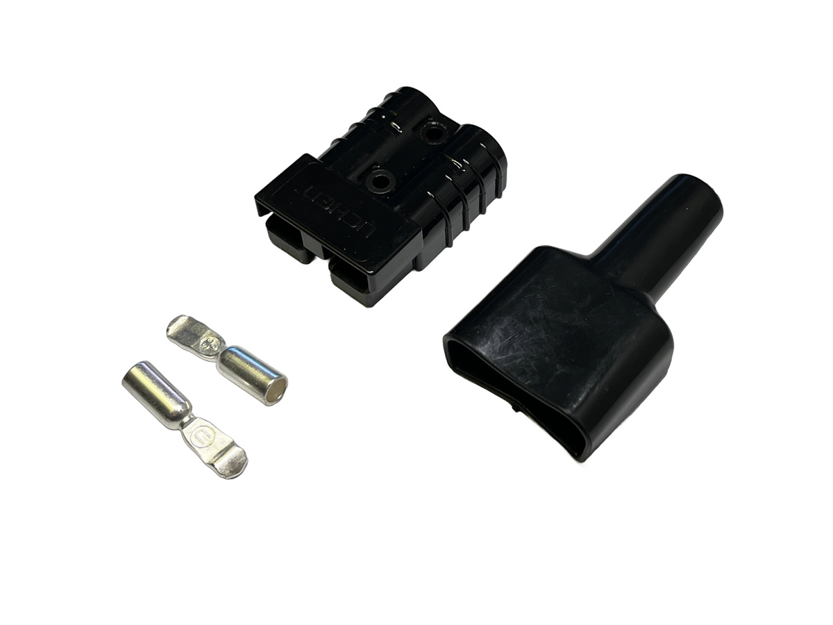 50 Amp Brad Harrison equivalent plug with Black Cable Sheath