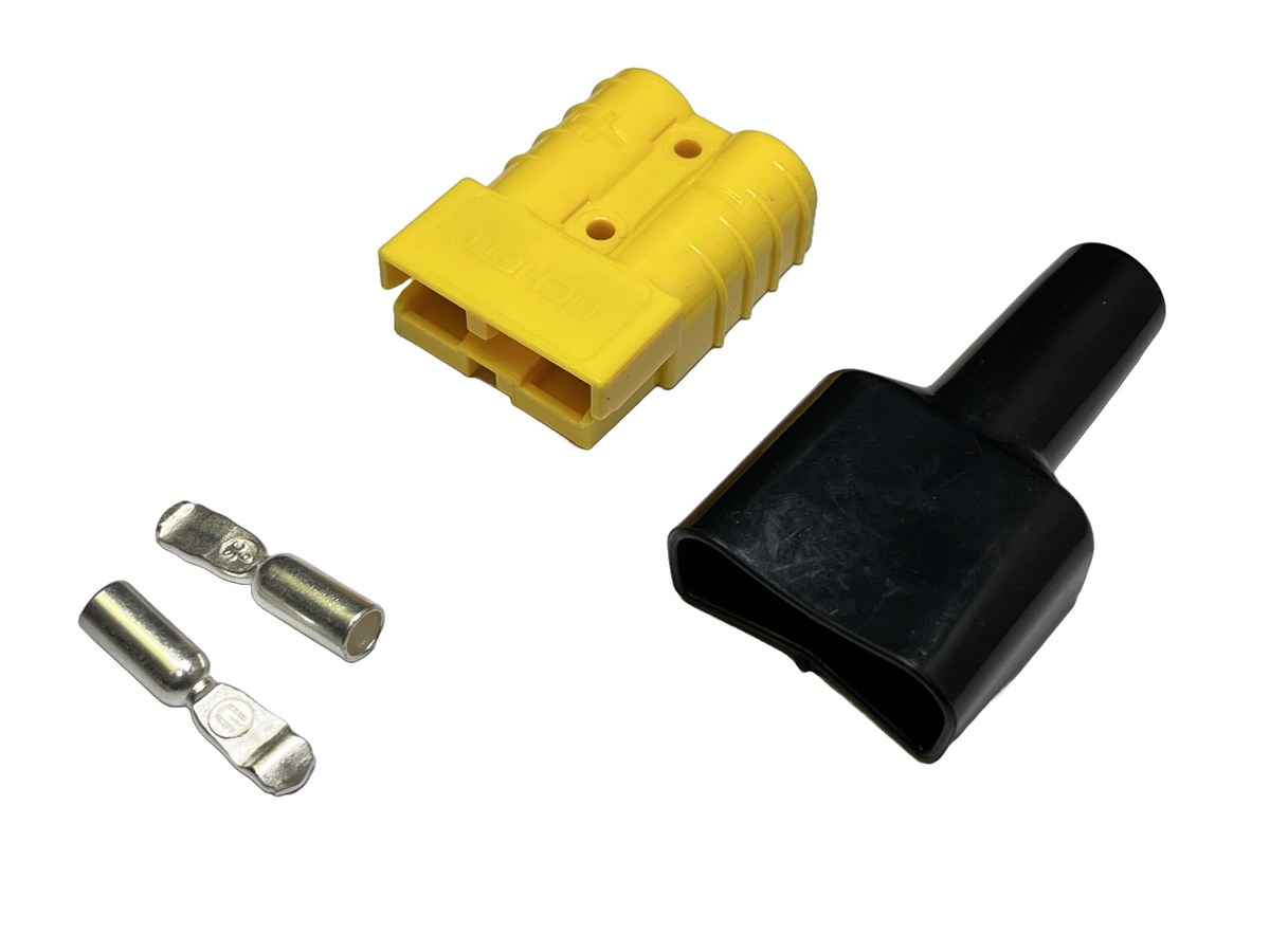 50 Amp Brad Harrison equivalent plug with Black Cable Sheath
