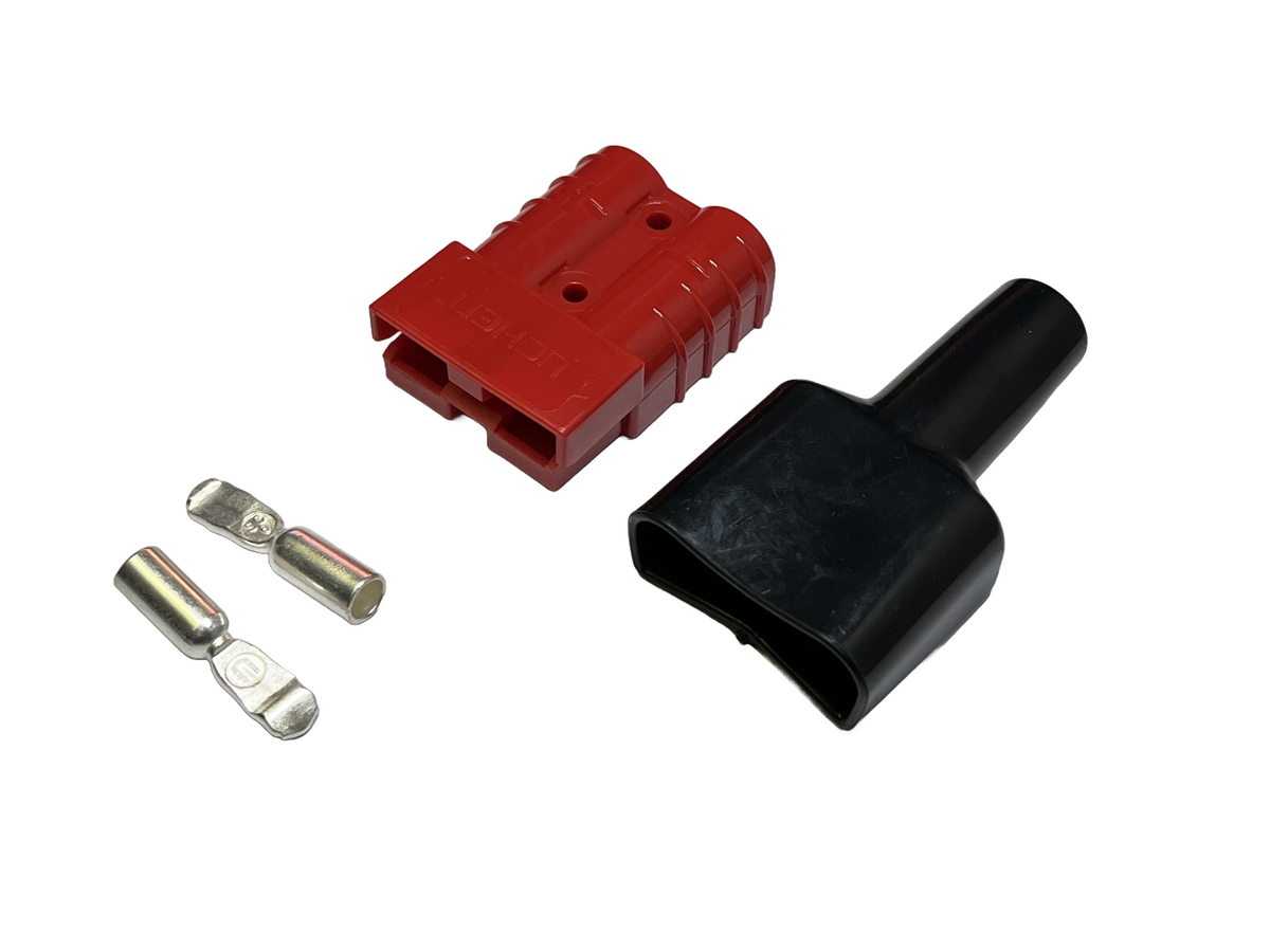 50 Amp Brad Harrison equivalent plug with Black Cable Sheath