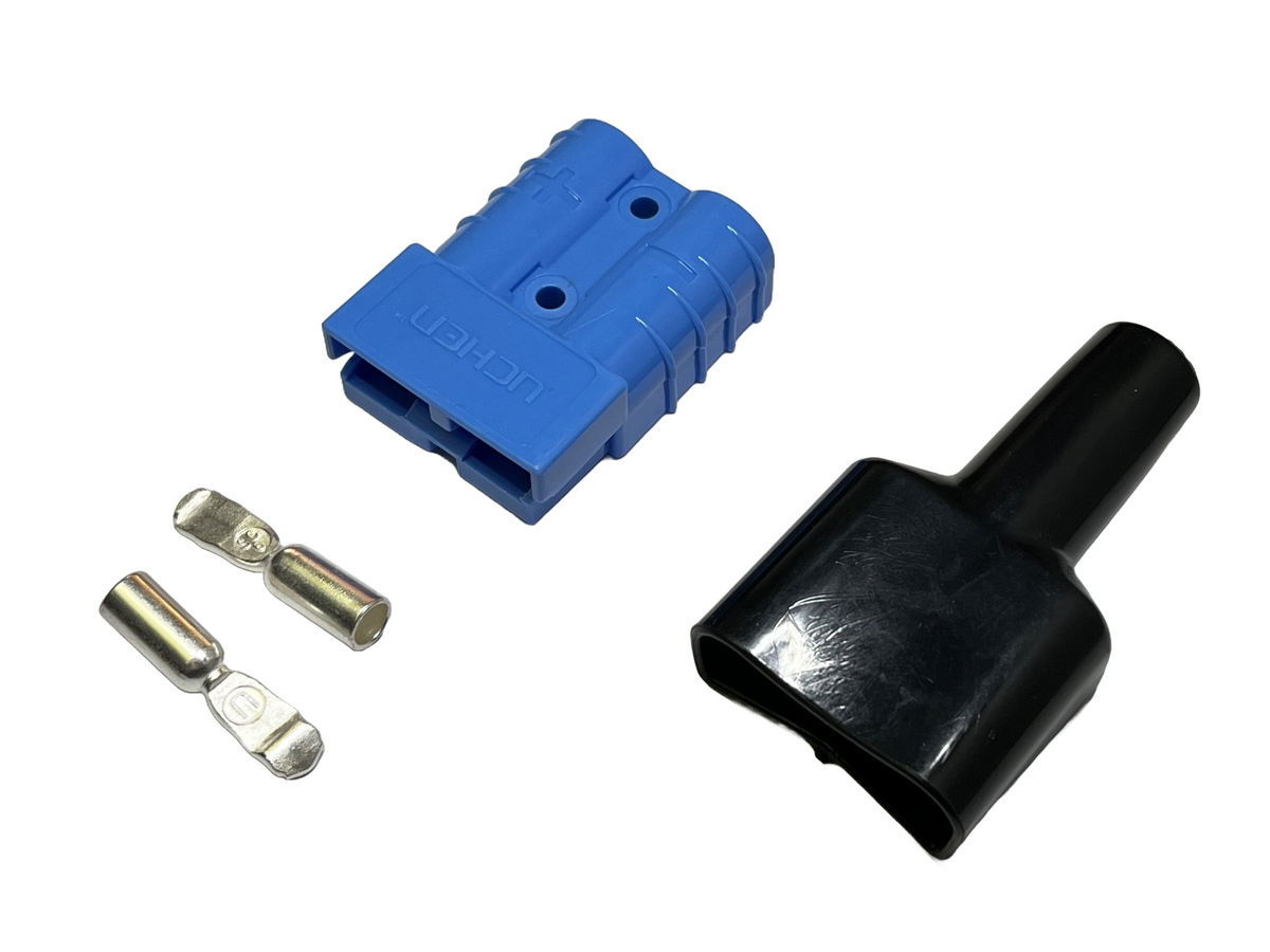 50 Amp Brad Harrison equivalent plug with Black Cable Sheath
