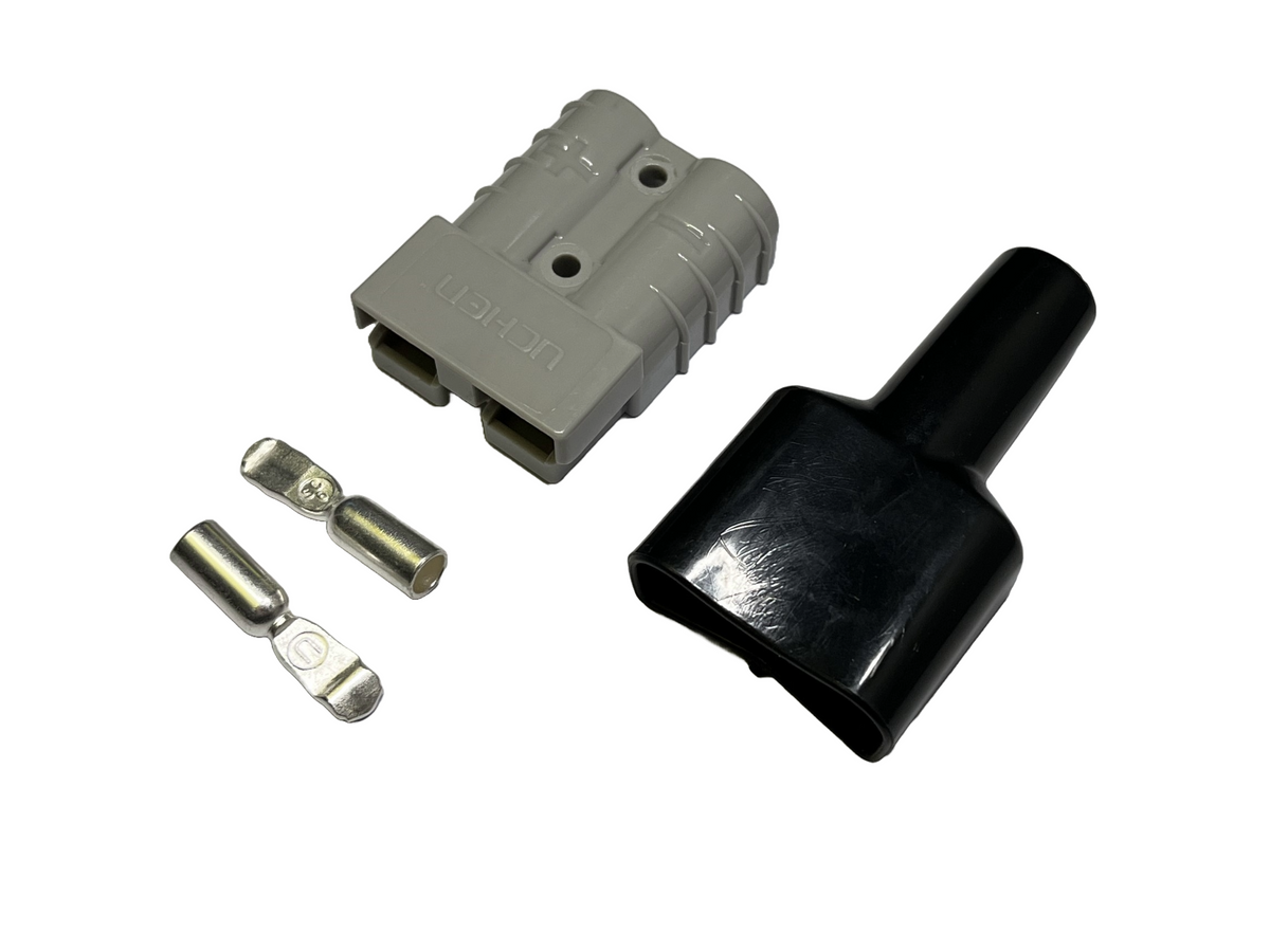 50 Amp Brad Harrison equivalent plug with Black Cable Sheath