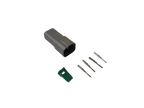 4 way Female Deutsch connector Set with boot - DT04-4P