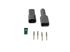 4 way Female Deutsch connector Set with boot - DT04-4P