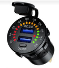 Round – Dual Port usb Charger – 2x 2.1A